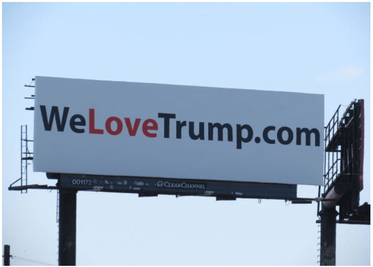 welovetrump billboard 2